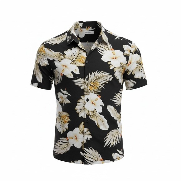 Cactus Man Other - Men's  Hawaiian Floral Cactus Man Ricky Singh Shirt Size Small Button Down